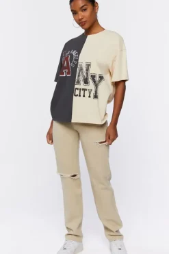 Distressed High-Rise Jeans