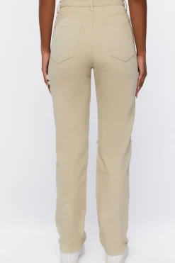 Distressed High-Rise Jeans