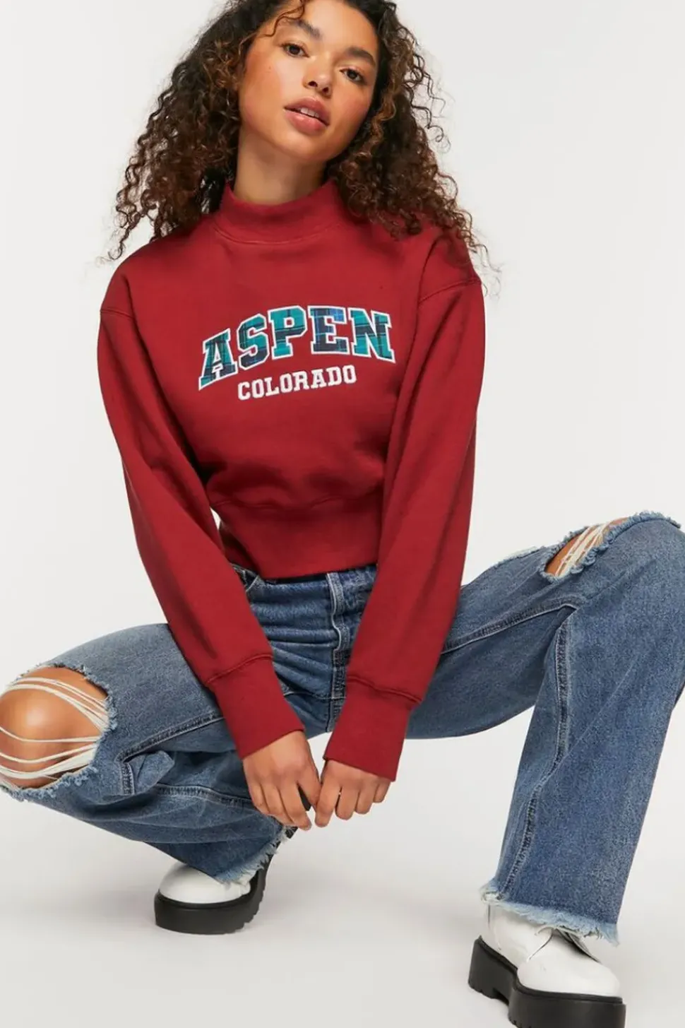 Distressed 90S-Fit Jeans