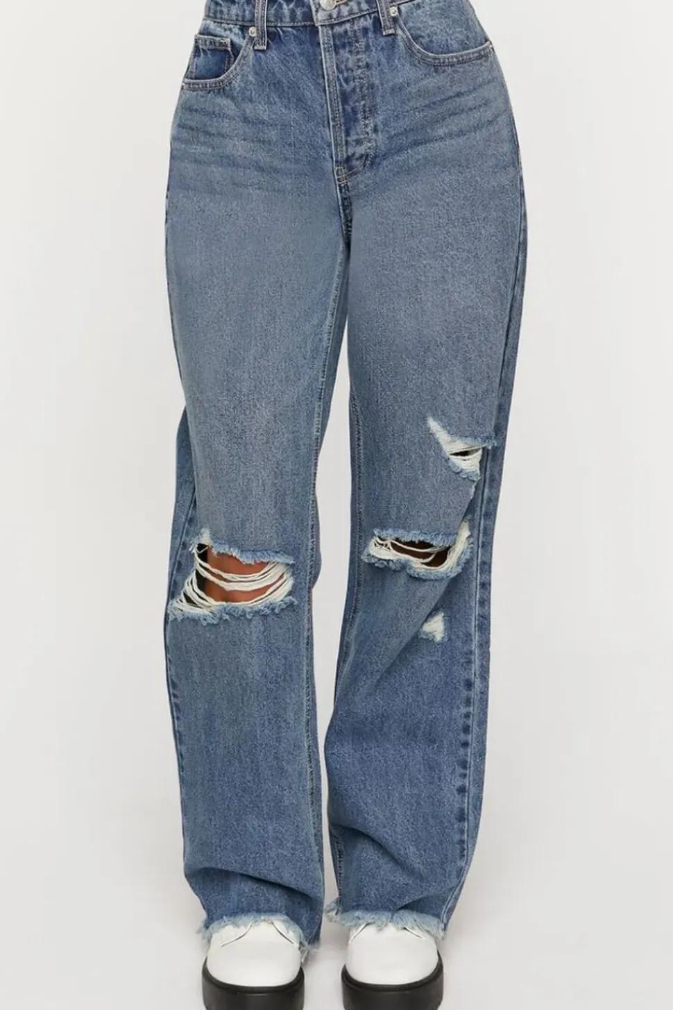 Distressed 90S-Fit Jeans