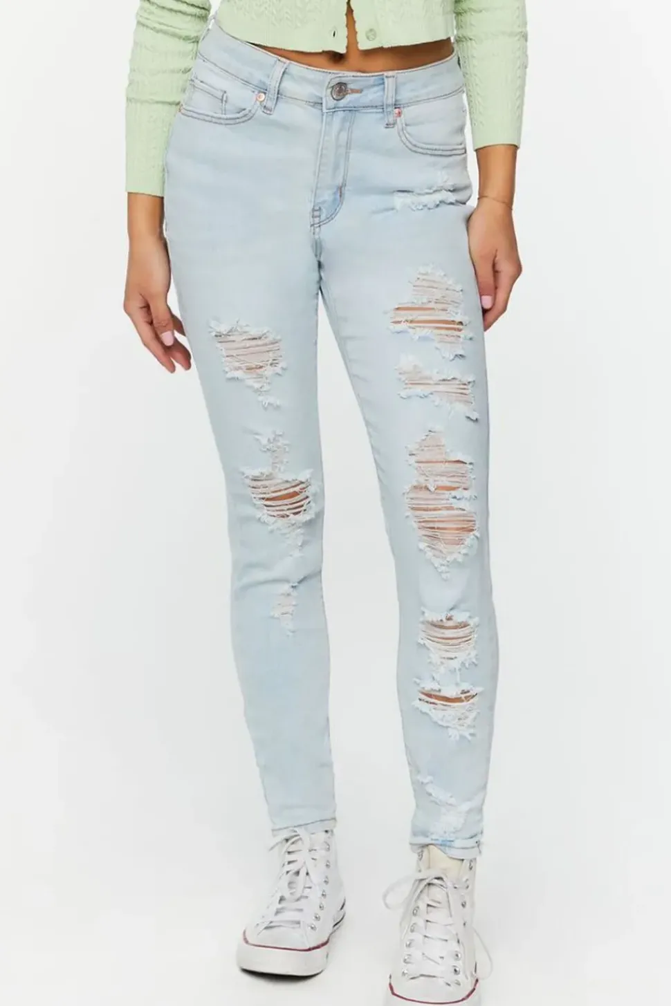 Distressed Skinny Jeans