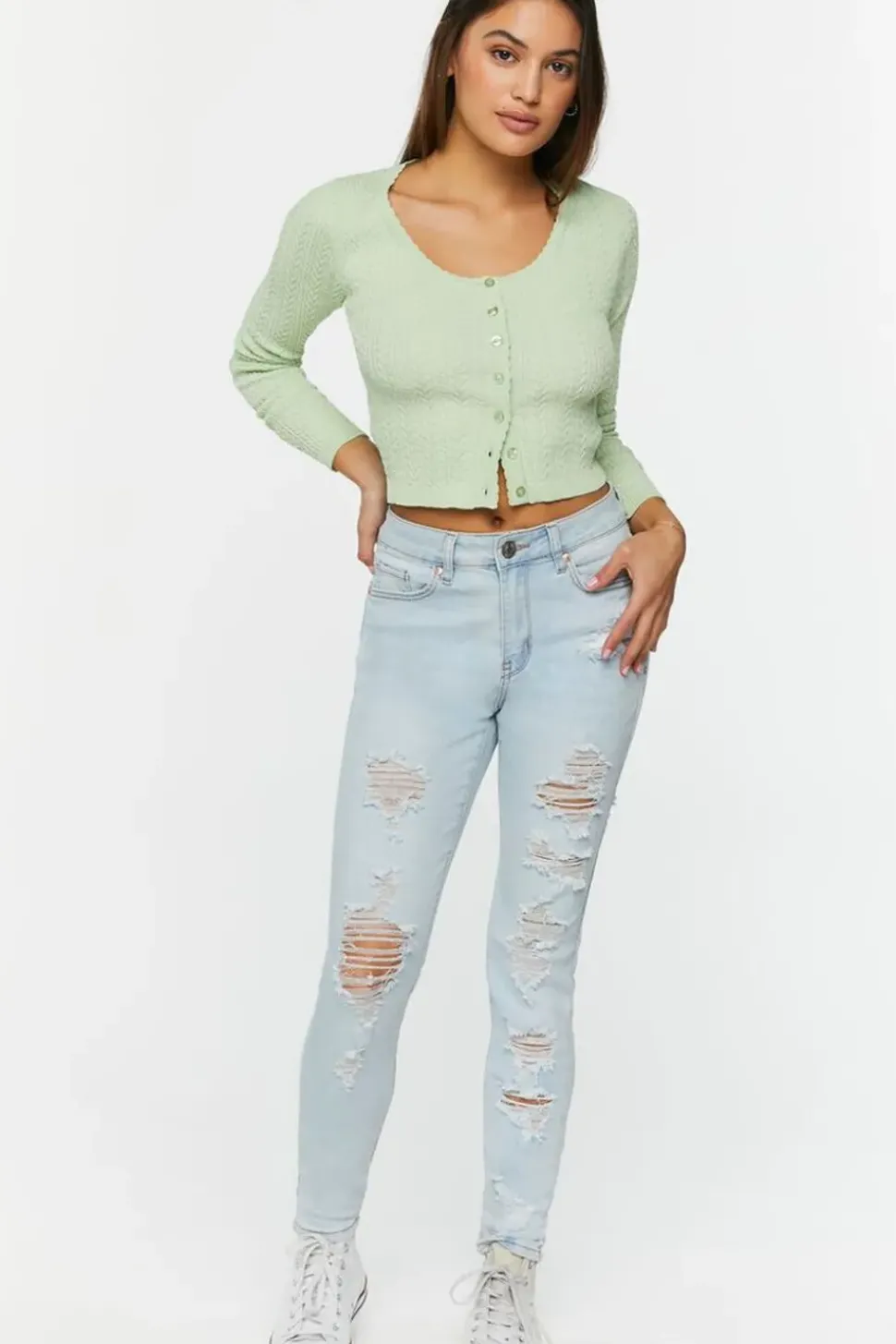 Distressed Skinny Jeans