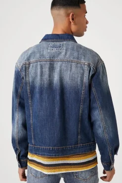 Distressed Stone Wash Trucker Jacket