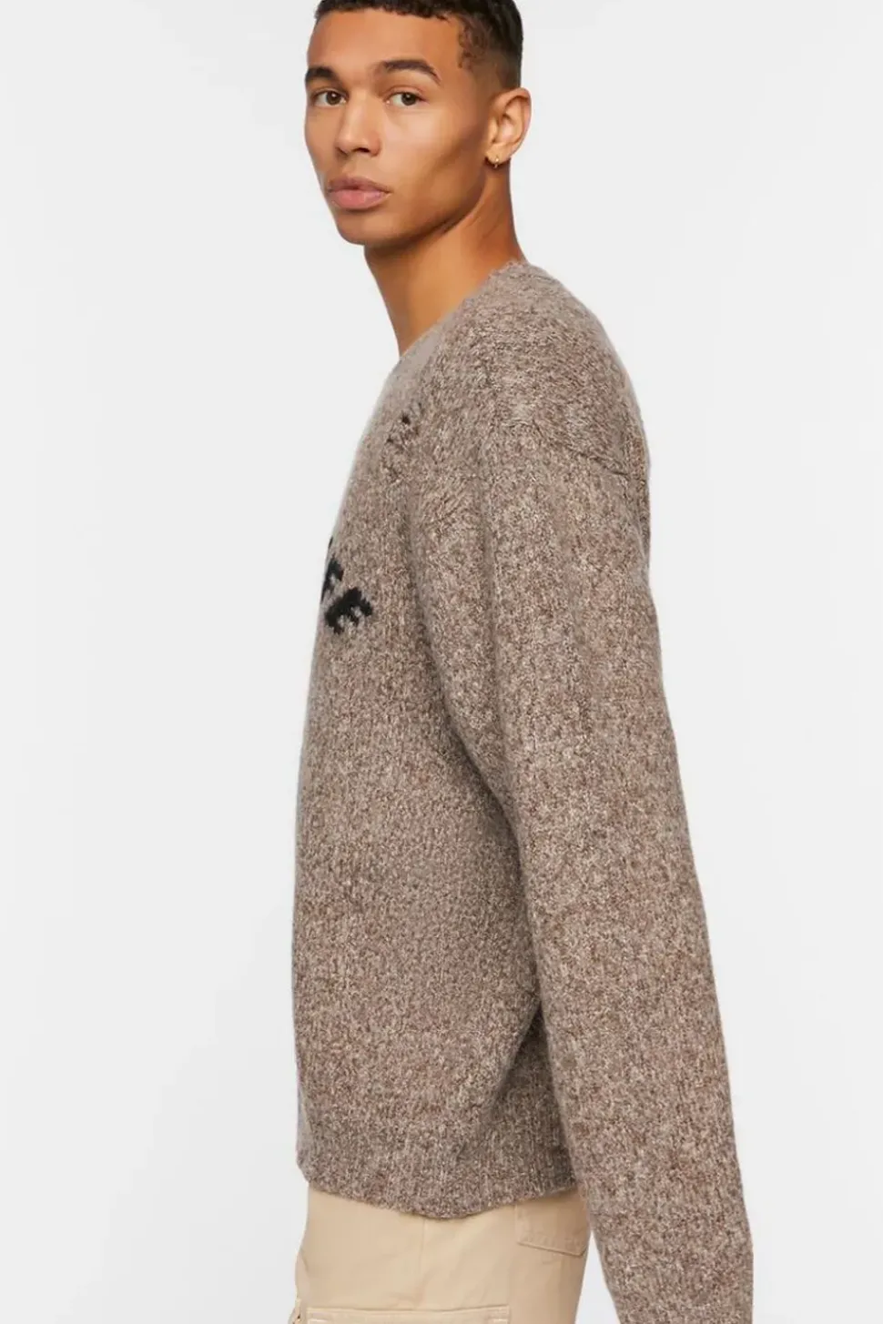 Distressed Wildlife Graphic Sweater