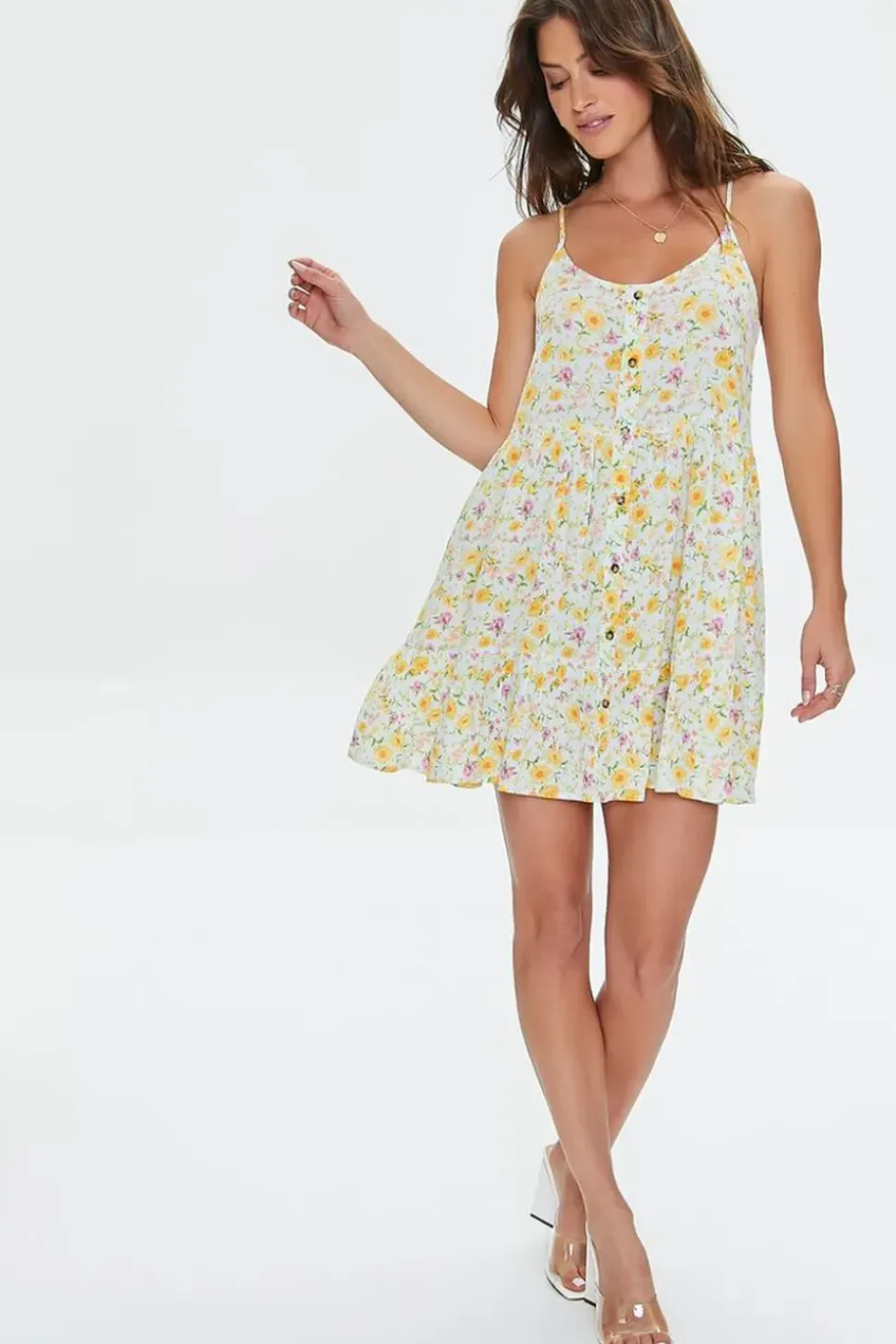Ditsy Floral Print Cami Dress
