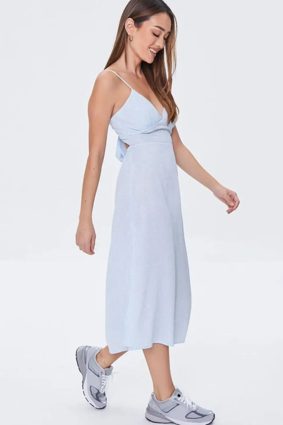 Ditsy Floral Tie-Back Dress