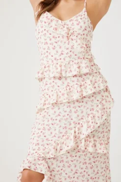 Ditsy Floral Tiered Maxi Dress