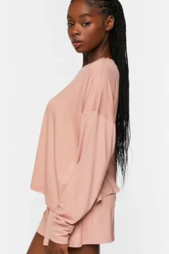 Dolman-Sleeve Pajama Top