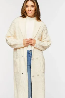 Double-Breasted Cardigan Sweater