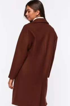 Double-Breasted Duster Coat