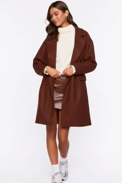Double-Breasted Duster Coat