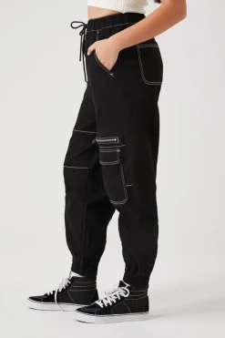 Drawstring Cargo Joggers
