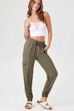 Drawstring Cargo Joggers