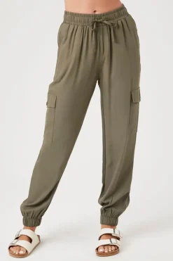 Drawstring Cargo Joggers