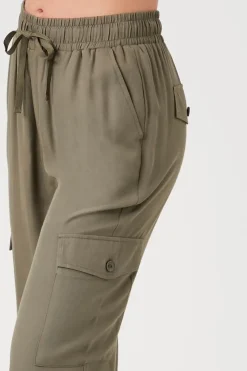 Drawstring Cargo Joggers