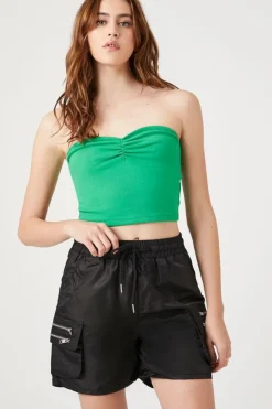Drawstring Cargo Shorts