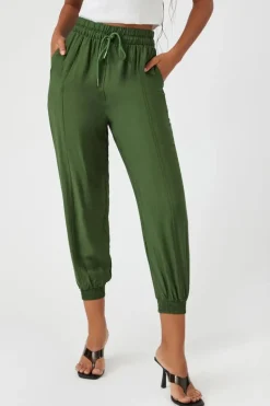 Drawstring High-Rise Joggers