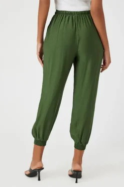 Drawstring High-Rise Joggers