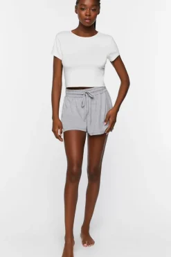 Drawstring Pajama Shorts