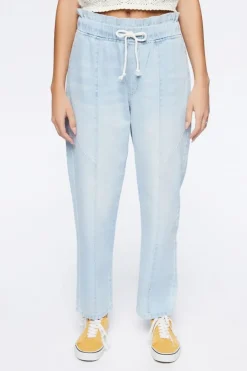 Drawstring Paperbag Jeans