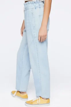Drawstring Paperbag Jeans