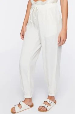 Drawstring Paperbag Pants