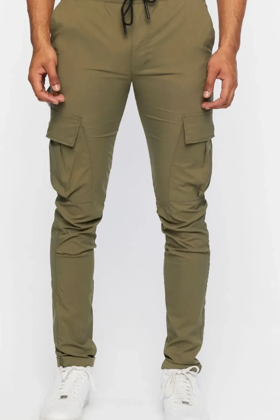 Drawstring Skinny Utility Pants
