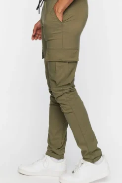 Drawstring Skinny Utility Pants