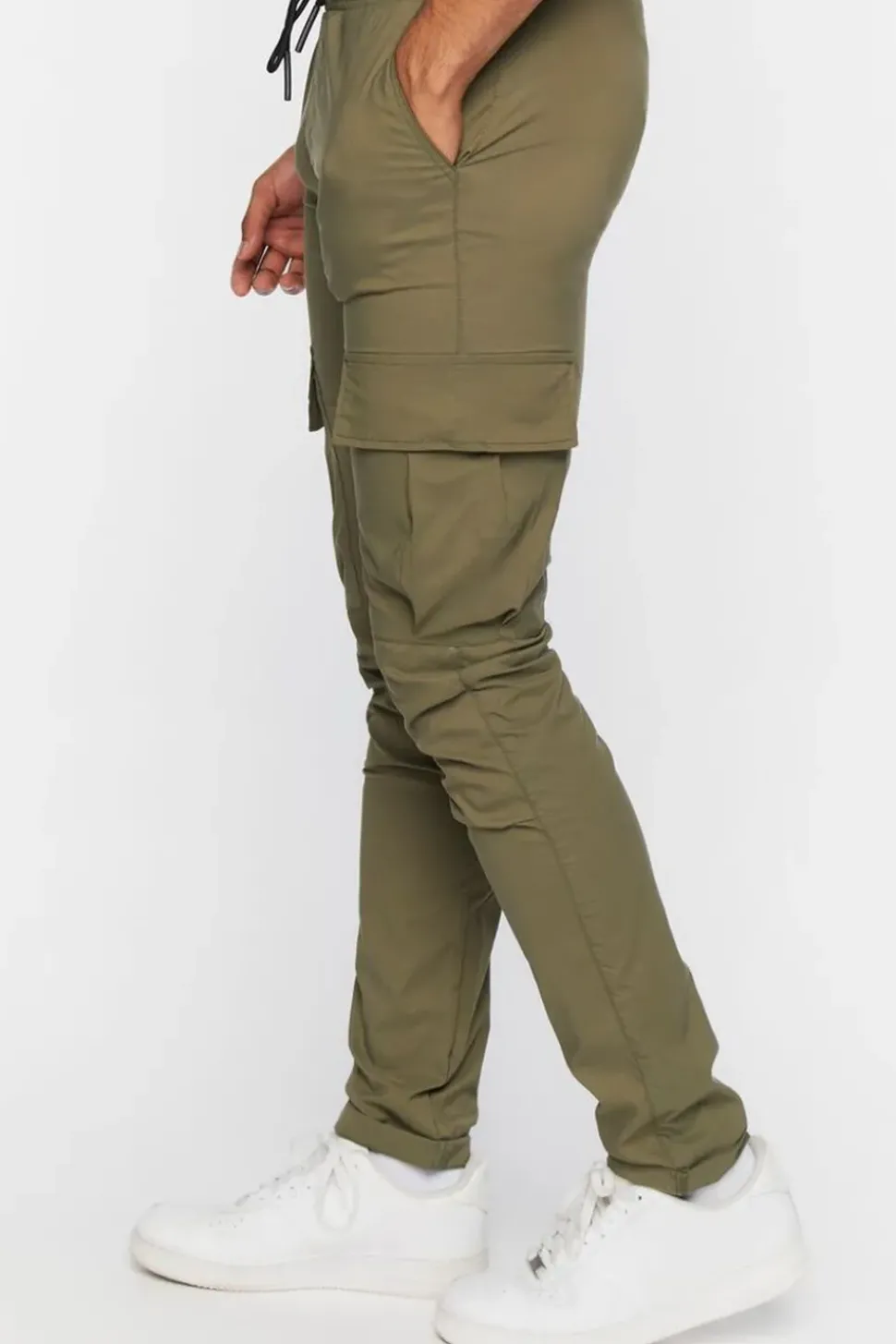 Drawstring Skinny Utility Pants