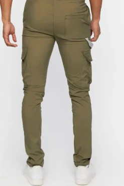 Drawstring Skinny Utility Pants