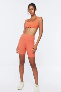 Drawstring Sports Bra