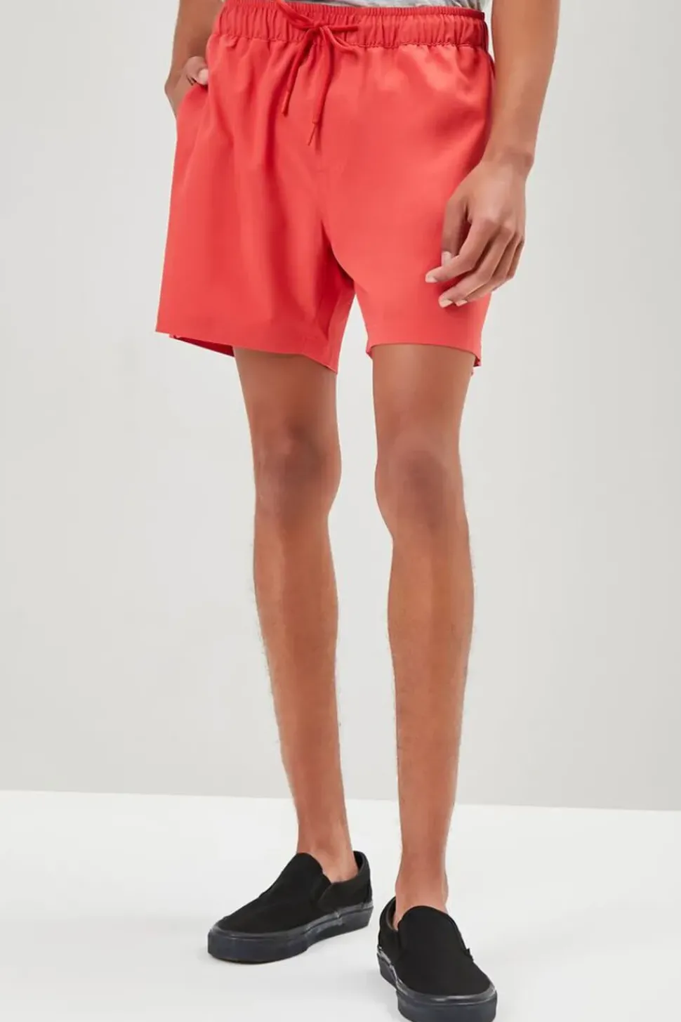 Drawstring Swim Trunks
