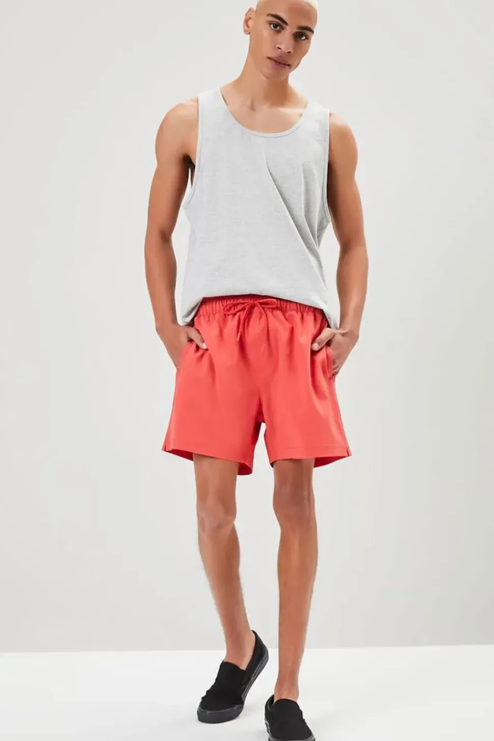 Drawstring Swim Trunks