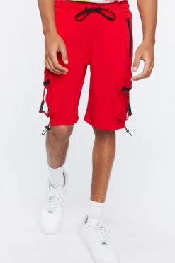 Drawstring Utility Cargo Shorts