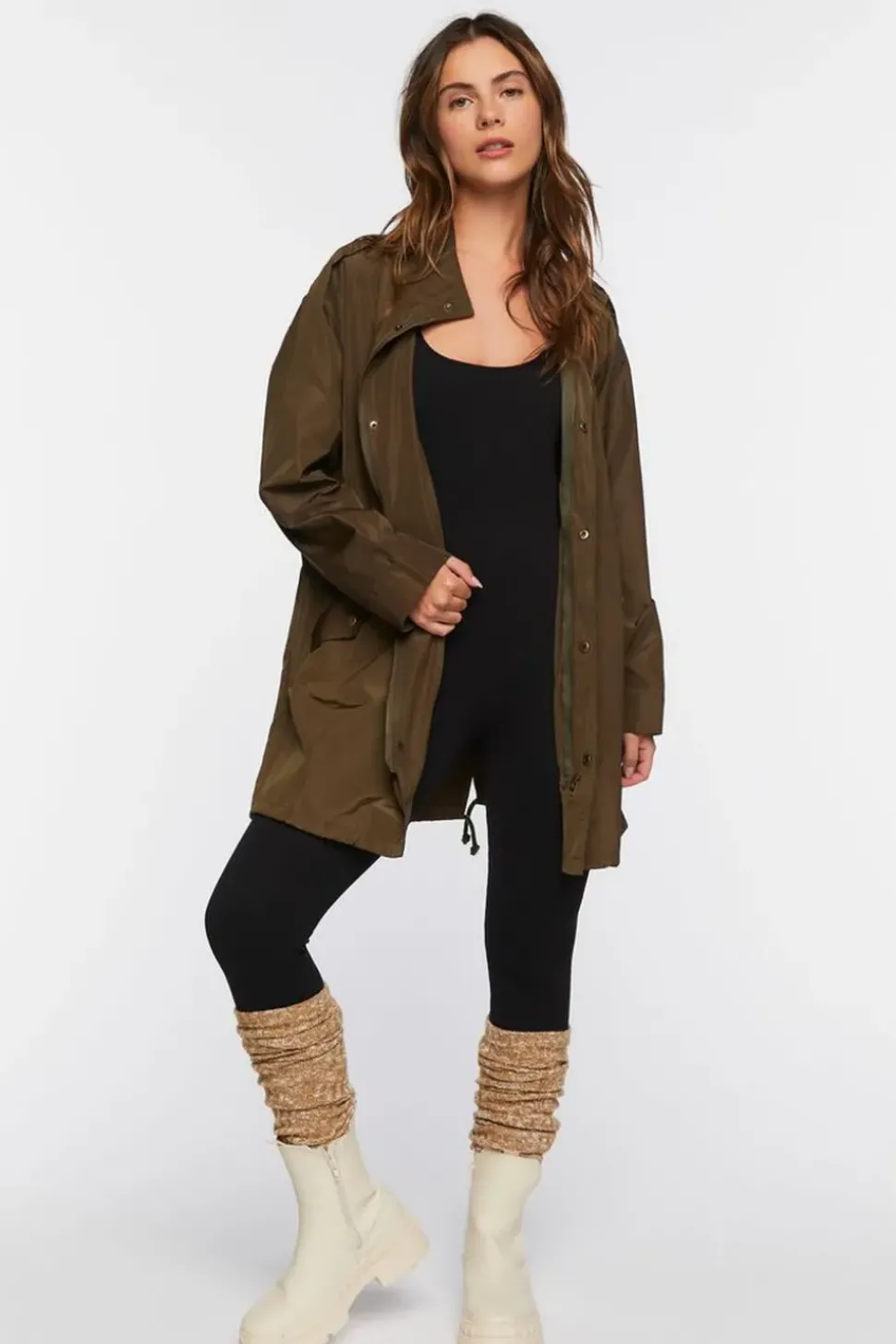 Drawstring Utility Jacket