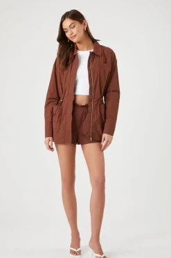 Drawstring Utility Jacket