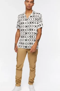 Drawstring Waist Cargo Joggers