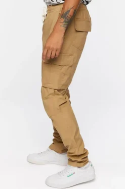 Drawstring Waist Cargo Joggers