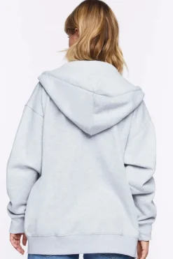 Drawstring Zip-Up Hoodie