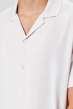 Drop-Sleeve Buttoned Shirt