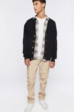 Drop-Sleeve Cardigan Sweater