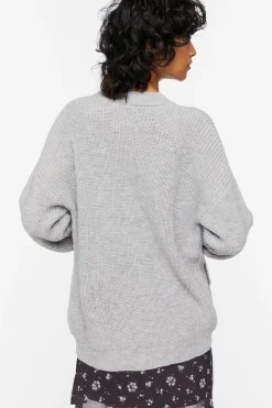 Drop-Sleeve Cardigan Sweater