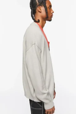 Drop-Sleeve Cardigan Sweater