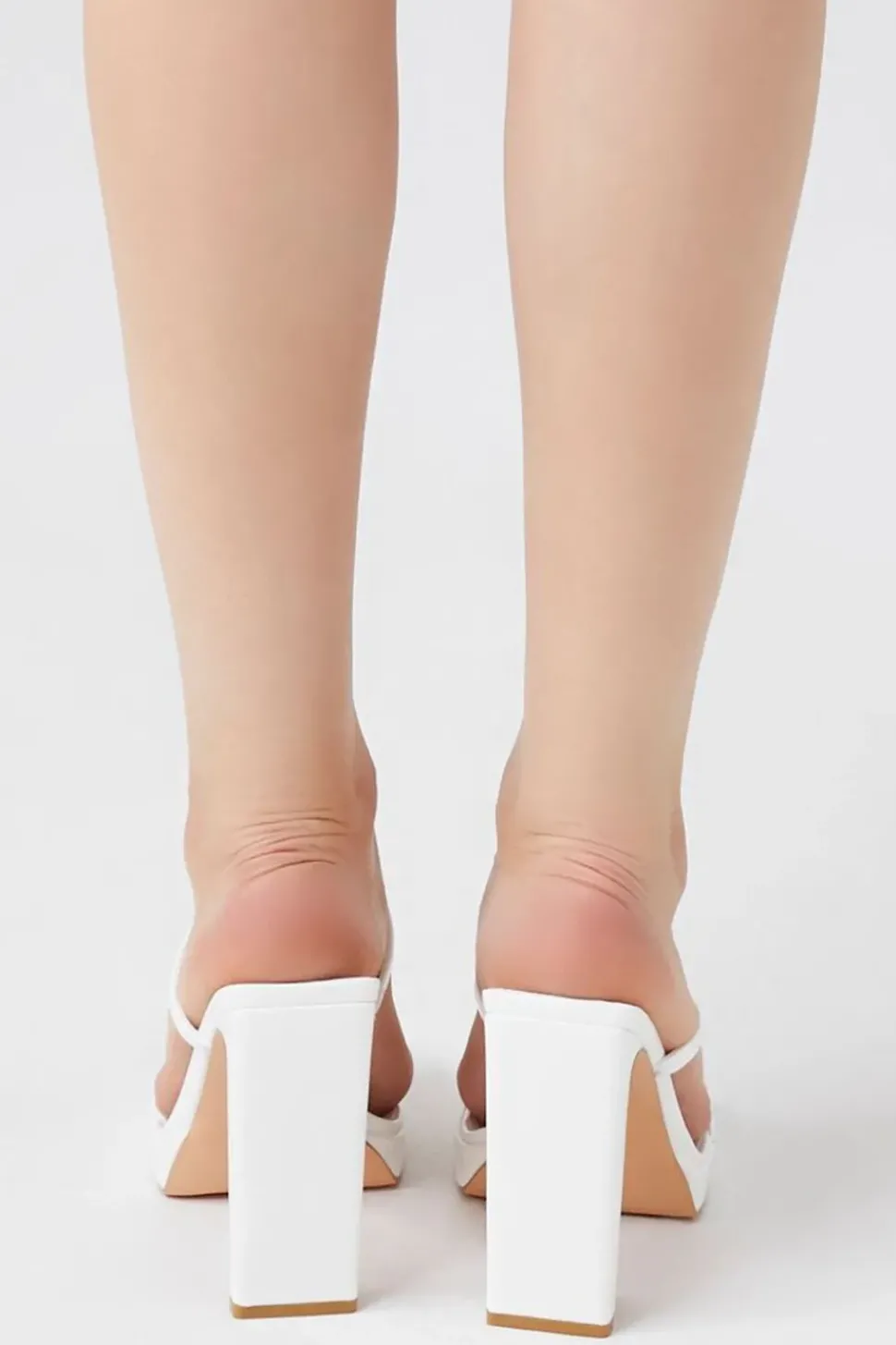 Dual-Strap Square-Toe Block Heels