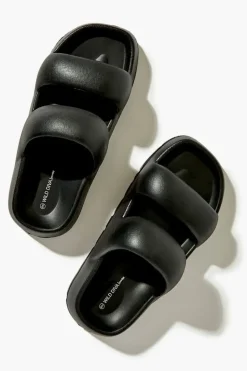 Dual-Strap Vinyl Slides