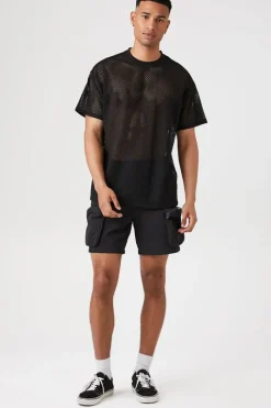 3D Zipper Pocket Cargo Shorts