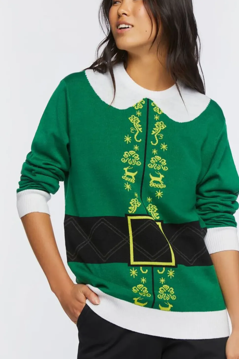 Elf Print Sweater