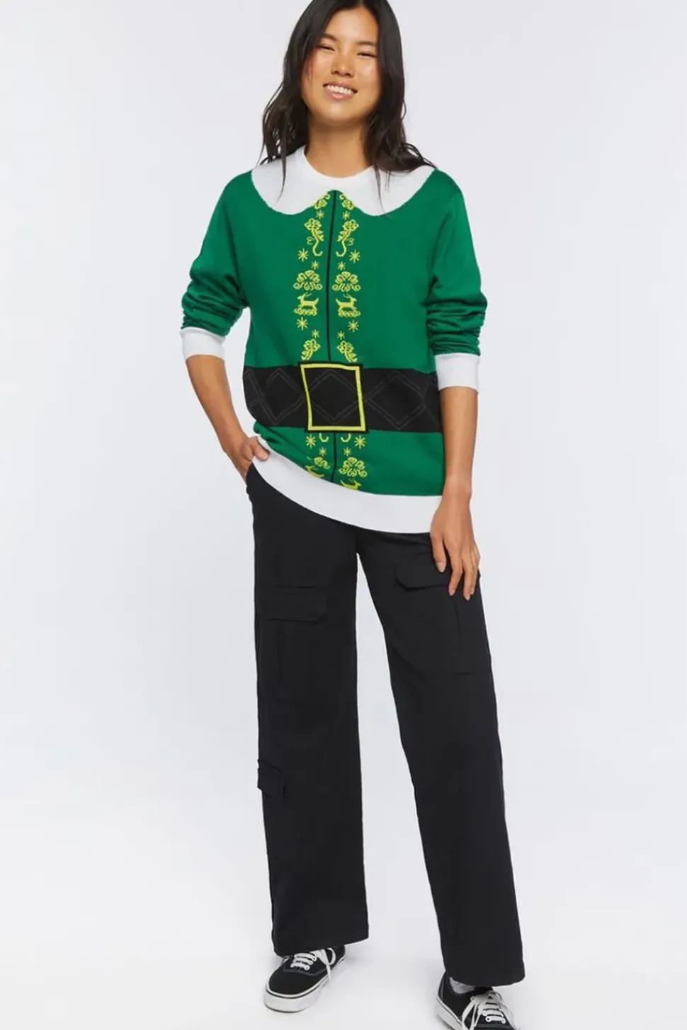 Elf Print Sweater