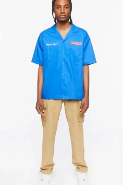 Embroidered Astral Mind Patch Shirt