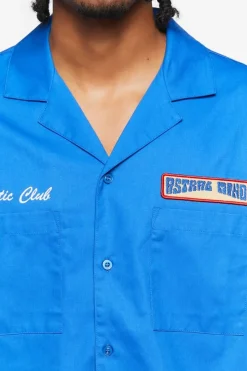 Embroidered Astral Mind Patch Shirt
